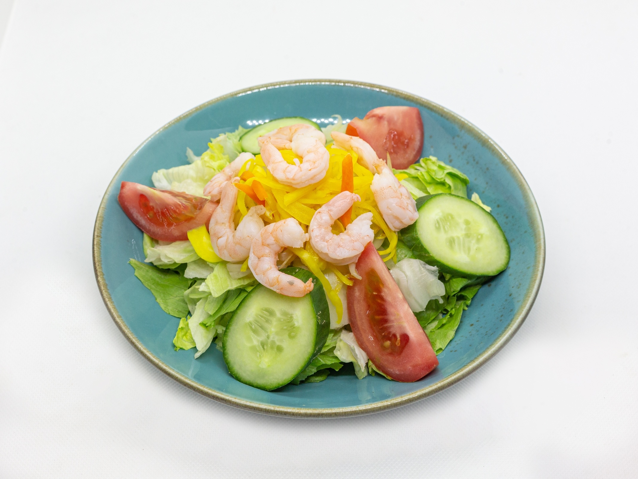 Salat mit Schrimps